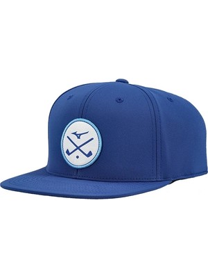 Mizuno Crossed Clubs Snapback Unisex Şapka Mavi