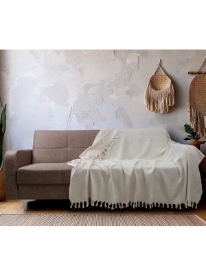 Rani Mobilya Rani Home Koltuk Şalı Ekru BA-6246