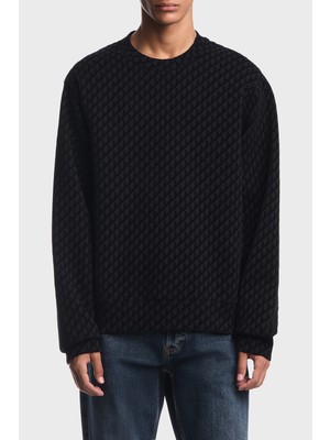 Emporio Armani Tamamı Logolu Pamuklu Bisiklet Yaka Sweat Erkek Sweat EM006874 AF10013 FC375