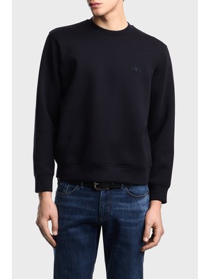 Emporio Armani Pamuklu Regular Fit Bisiklet Yaka Sweat Erkek Sweat EM004540 AF10013 UB118
