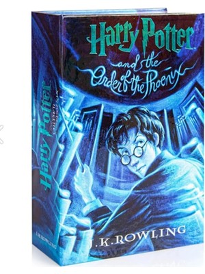 Gifi Kitap Görünümlü Kilitlenebilir Gizli Kasa Kumbara Harry Potter Zümrüdü Anka Yoldaşlığı Lisanslı