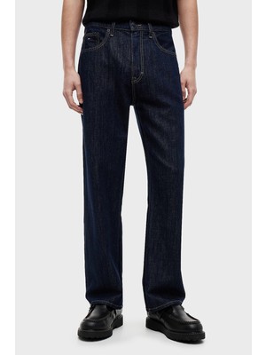 Tommy Jeans Pamuklu Staright Fit Normal Bel Düz Paça Jean Erkek Kot Pantolon DM0DM23336 1bk