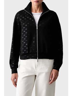 Armani Exchange Tamamı Logolu Regular Fit Dik Yaka Sweat Kadın Sweat XW002748 AF24095 FC241
