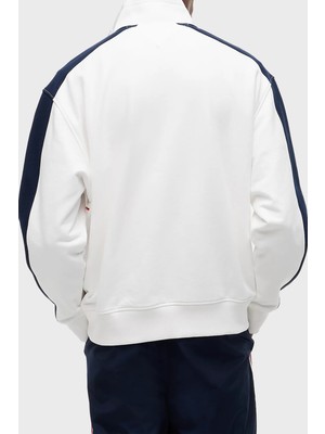 Tommy Jeans Pamuk Regular Fit Yarım Fermuarlı Dik Yaka Sweat Erkek Sweat DM0DM23244 Ybl