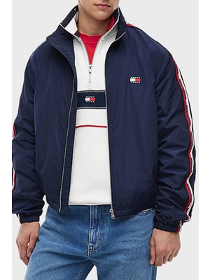 Tommy Jeans Logolu Regular Fit Dik Yaka Ceket Erkek Mont DM0DM23218 C1G
