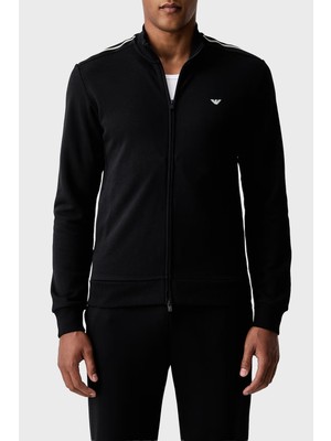 Emporio Armani Logolu Regular Fit Dik Yaka Eşofman Takımı Erkek Eşofman Takımı EM006961 AF25024 UC001