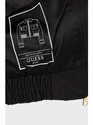 Guess Juliane Pamuklu Regular Fit Crop Ceket W6YL20W2910 Kadın Mont W6YL20 W2910 Jblk