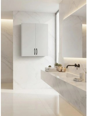 Vesta Çamaşır Makinesi Üst Dolabı ve Banyo Dolabı