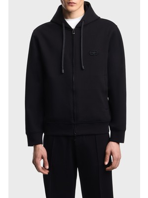 Emporio Armani Pamuklu Regular Fit Kapüşonlu Fermuarlı Sweat Erkek Sweat EM004538 AF10013 UC001