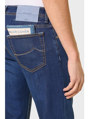 Jacob Cohen Pamuklu Slim Fit Dar Paça Jeans Erkek Kot Pantolon Jumq E004 057 P3582 V1 100D
