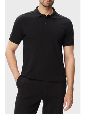 Guess Thor Regular Fit Düğmeli Erkek Polo Z6YP03K4967 Polo Z6YP03 K4967 Jblk