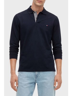 Tommy Hilfiger Pamuklu Polo Yaka T Shirt Erkek Polo Yaka T Shirt MW0MW44339 Dw5