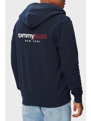 Tommy Jeans Pamuklu Regular Fit Kapüşonlu Sweat Erkek Sweat DM0DM23404 C1G