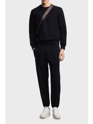 Emporio Armani Pamuklu Regular Fit Bisiklet Yaka Sweat Erkek Sweat EM004541 AF10013 MB561