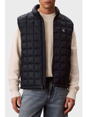 Calvin Klein Su Itici Kapitoneli Dik Yaka Hafif Şişme Yelek LV04RG507GCEF Erkek Yelek LV04RG507G Cef