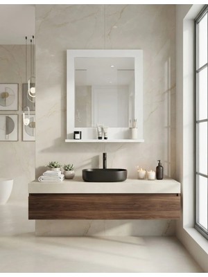  Elmas Banyo Aynası / Dresuar / 60X45