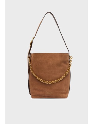 Michael Kors Zincir Detaylı Ayarlanabilir Askılı Süet Çanta 30T6AUEM8S230 Kadın Çanta 30T6AUEM8S 230