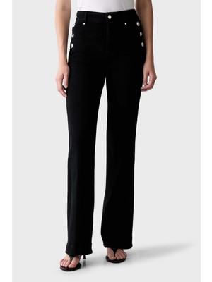Guess New Faye Chino Jean W5RA0PD4PZ1 Kadın Kot Pantolon W5RA0P D4PZ1 Cbl1