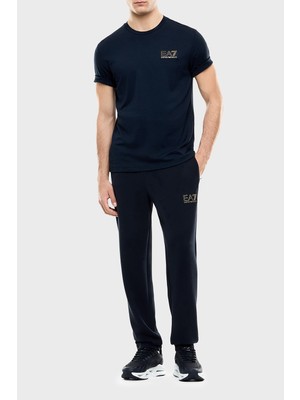 Ea7 Logolu Regular Fit Bisiklet Yaka T Shirt Erkek T Shirt 7M002238 AF13739 UB102