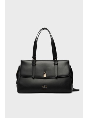 Armani Exchange Logolu Çıkarılabilir Askılı Çanta Kadın Çanta XW003020 AF28605 UC001