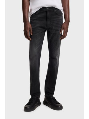 Hugo Pamuklu Slim Fit Dar Paça Jeans Erkek Kot Pantolon 50524229 005