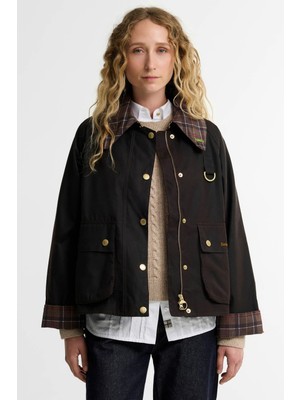 Barbour Icons Tartan Spey Yağlı Ceket RU91 Rustic Muted