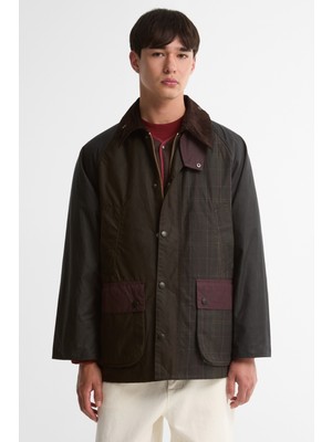 Barbour Patchwork  Bedale Yağlı Ceket OL71 Tartan Multi
