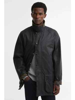 Barbour Icons Beaufort Yağlı Ceket NY92 Navy