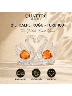 Quattro Home 2'li Kalpli Kuğu - Mor