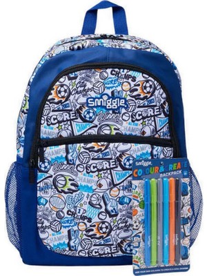 Smiggle Play Zone Çocuk Sırt Çantası Lacivert – Kalem Hediyeli
