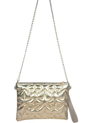 Shine And Dazzle Yıldız Nakışlı Kadın Portföy & Clutch Çanta