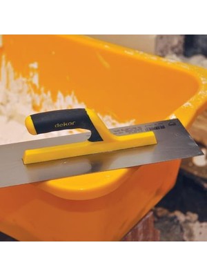 Dekor 093 Alçı Malası Plastik Açık Saplı 35 cm - 8695013000936