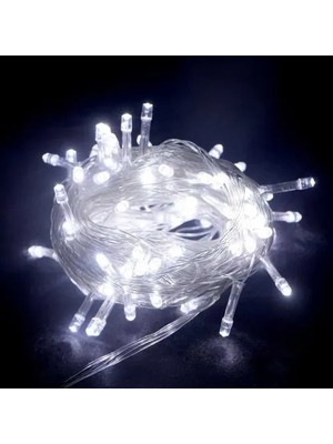 10M 100 LED Boncuk Lamba Beyaz Işık