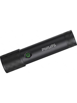 Philips SFL2185 350 Lümen 3W LED El Feneri Teleskopik Zoom Sos Modlu Şarj Edilebilir Uzun Menzilli Flashlight