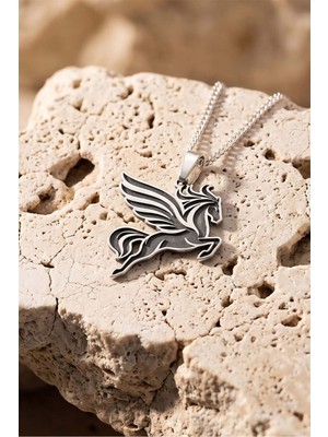 Takıdepo Pegasus Model 925 Ayar Gümüş Unisex Kolye
