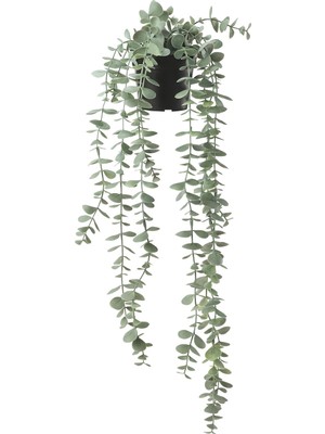 IKEA Modern Yeşil Yapay Bitki 9 cm - Dekoratif Ev Bahçe Ofis Süs Bitki - Gerçekçi Doğal Görünüm - Bakım Gerektirmez