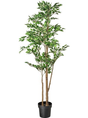IKEA Modern Yeşil Yapay Bitki 21 cm - Dekoratif Ev Bahçe Ofis Süs Bitki - Gerçekçi Doğal Görünüm - Bakım Gerektirmez