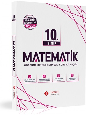 Sonuç Yayınları 10. Sınıf Matematik Set 2026 - 2027 Maarif Modeline Uygun