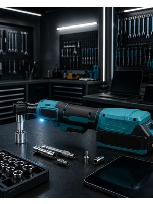Astraltech Çift Bataryalı Şarjlı Cırcır Anahtar Dar Alan Montaj Aleti