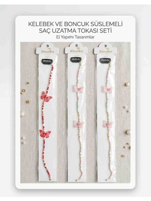 Tokacım43 Süslemeli Saç Uzatma Tokası