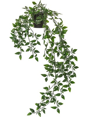 IKEA Modern Yeşil Yapay Bitki 9 cm - Dekoratif Ev Bahçe Ofis Süs Bitki - Gerçekçi Doğal Görünüm - Bakım Gerektirmez
