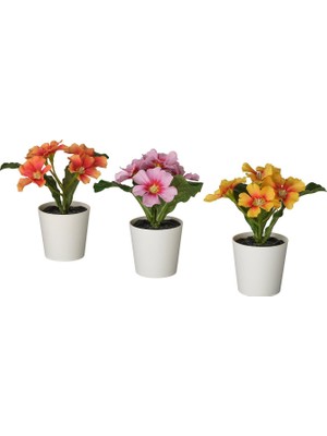 IKEA Modern Yeşil Yapay Bitki 6 cm - Dekoratif Ev Bahçe Ofis Süs Bitki - Gerçekçi Doğal Görünüm - Bakım Gerektirmez