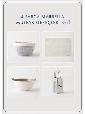 Bella Maison Marbella 4 Parça Mutfak Gereçleri Seti