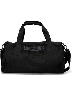 Lumberjack Spor Çantası Unisex Siyah Sharky Gym Bag