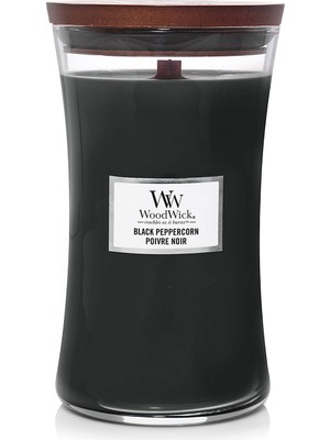Woodwick Black Peppercorn Büyük Mum