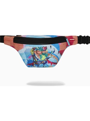 Sprayground Painted Spongebob Çapraz Askılı Bel Çantası