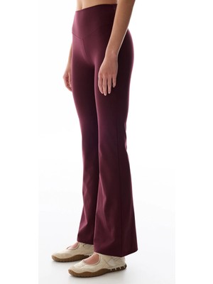 Penti Bordo Ispanyol Paça (Flare) Soft Feel Tayt