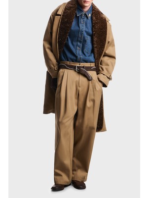 Emporio Armani Logolu Pamuklu Regular Fit Göğüs Cepli Gömlek Erkek Gömlek EM007105 AF17805 MB002
