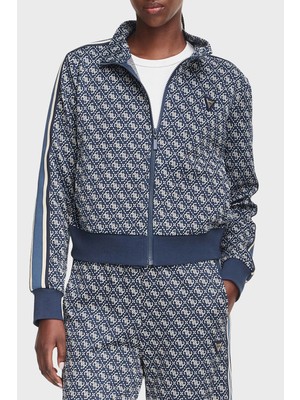 Guess 4g Allover Jacquard Sweat V6YQ28K5183 Kadın Sweat V6YQ28 K5183 Fbır