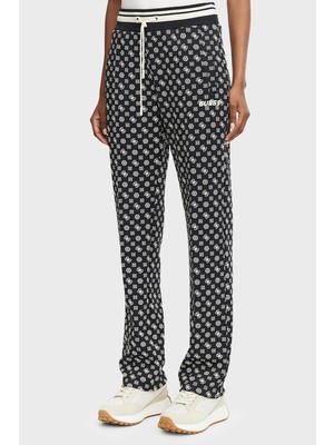 Guess New Aggie Scuba Regular Fit Logo Baskılı Normal Bel Pantolon V5YB20KB212 Kadın Pantolon V5YB20 KB212 Pmqw